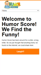 Mobile Screenshot of humorscore.com