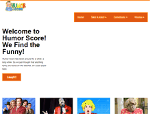 Tablet Screenshot of humorscore.com
